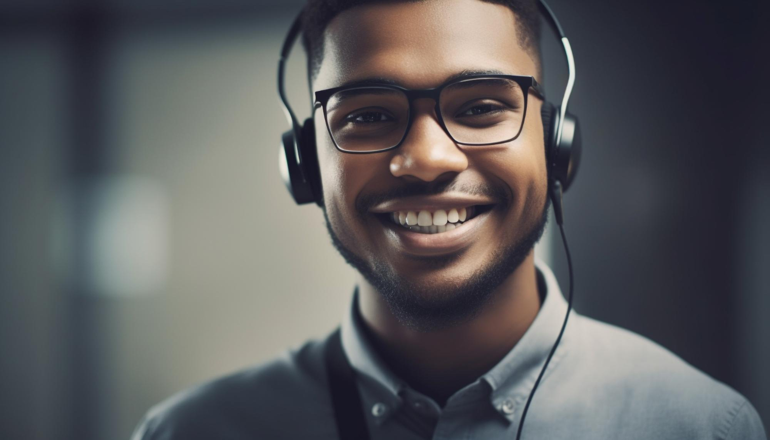 smiling-young-adult-enjoying-music-with-headphones-generative-ai
